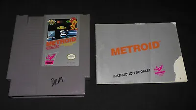 Metroid Nintendo NES Game With Manual 1987 Authentic • $32.99