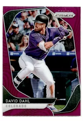 2020 Panini Prizm Pink PRIZM David Dahl #169 Colorado Rockies • $0.99