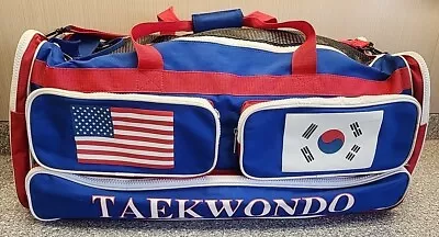 ATA American Taekwondo Bag Black Belt Academy Jumbo Large Gear Bag 28×14×14  • $34.19