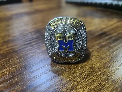 2022 Michigan Wolverines Commerative Championship Fan Ring Sz 10 • $14.99