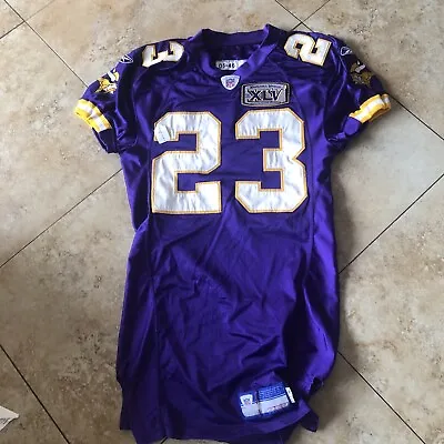 Minnesota Vikings #23 Michael Bennett 2005 Game USED  Jersey Wisconsin 45 Yr Wow • $1355