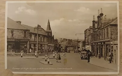 Corner Of High Street And Broad Street Cowdenbeath Postcard • £0.99