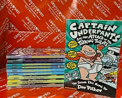 BUILD YOUR OWN LOT Captain Underpants  Books ~ DAV PILKEY *YOU CHOOSE*  • $3.89