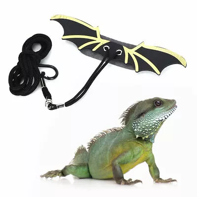 Adjustable Lizard Bearded Dragon Reptile Critter Pet Leash Harness Dragon Wings • $12.68