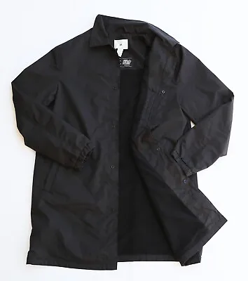 H&m Mens Water Repellent & Windproof Snap Button Down Mid Length Jacket Size M • $59.99