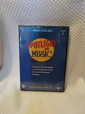 Spotlight On Music Grade-Level DVD Grade 5 NEW Homeschool Choreography Broadway • $11.36