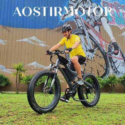 $1398 • Buy 750W Electric Mountain Bike 26  48V USA E Bicycle Fat Tire All Terrain USA EV