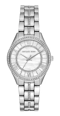 Michael Kors Mini Lauryn Pavé 33 Mm Stainless Steel Case Women's Wrist Watch... • $85