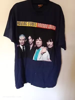 The Rolling Stones T Shirt Voodoo Lounge  Tour 1995 . EX Large SizeUSA • $50