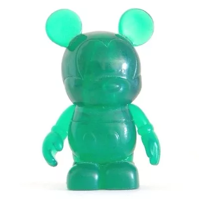 Disney Parks Clear Series Dark Green Vinylmation 3  Figure • $12.95