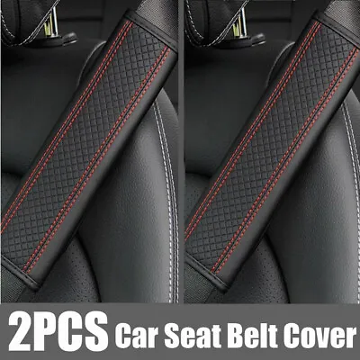 £9.97 • Buy 2Pcs Car Seat Belt Cover Strap Pad Shoulder Comfort Cushion Harness Accessories