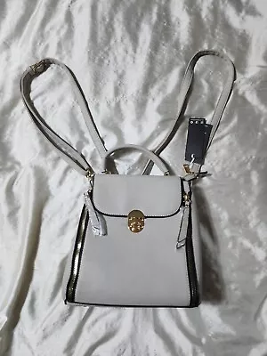 NWT La Terre Vegan Faux Leather Small Convertible Backpack Purse *Tiny Defect* • $16