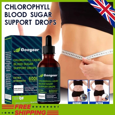 £4.93 • Buy Chlorophyll All-Natural Extract Liquid Drops Water Soluble Mint 59ml 6000mg~UK