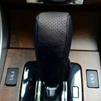 $7.59 • Buy Car Accessories Gear Hand Shift Knob Cover PU Leather Handbrake Protector Black