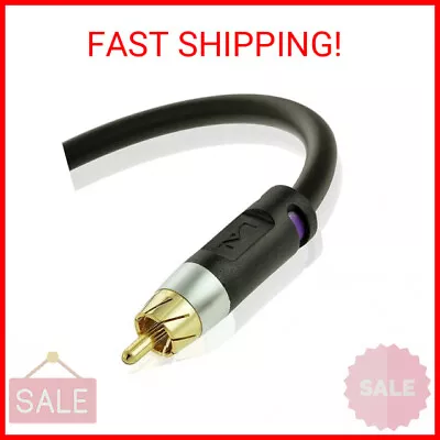 Mediabridge ULTRA Series Subwoofer Cable (35 Feet) - Dual Shielded With Gold Pla • $26.85