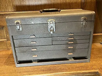 Vintage Kennedy Machinist Tool Box 7 Drawers Chest Jewelry Clockmaker (NO COVER) • $109.99