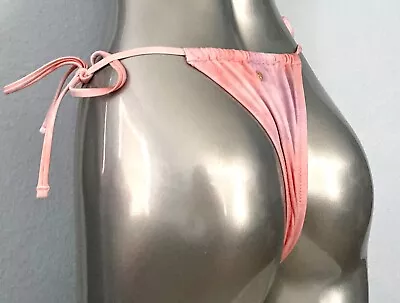 Victorias Secret Bikini Bottom Nwt Tie Dye Side Tie Sexy String Thong Itsy Swim • $16.99