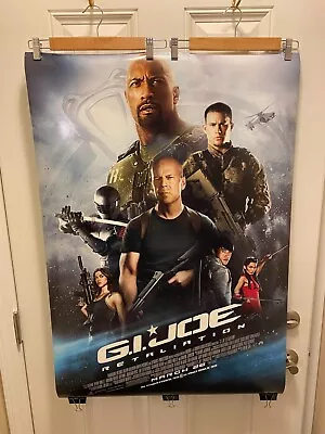 Gi Joe Retaliation 2013 Original Movie Theater Poster Mint Condition Rare Htf • $20