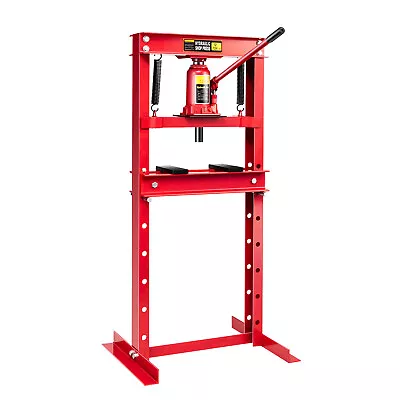 Ironmax 12 Ton Shop Press Floor H-Frame Press Plates Hydraulic Jack Stand • $179.99