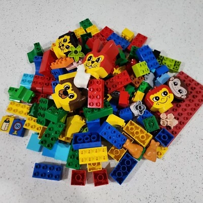 Lego Duplo Building Construction Blocks Bulk Lot 160 Assorted Pieces Animals • $49.95