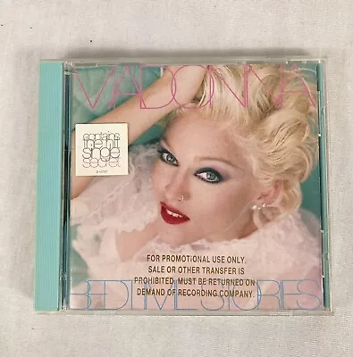 Madonna Bedtime Stories US PROMO CD Gold Stamped Hype Sticker Rare • $26.99