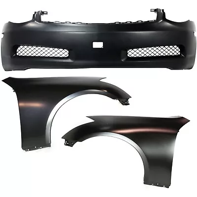 New Auto Body Repairs Set Of 3 Front Coupe For Infiniti G35 2003-2007 • $485.09