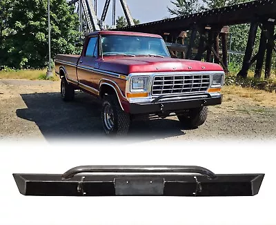 1964-1979 Ford F100 F150 F250 Front Steel Bumper RAW STEEL W/ Plate Holder • $399