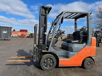 2015 Toyota 5000 Pound LPGForklift/Propane-BUDGET-FREE SHIPPING-Triple-Sideshift • $9999