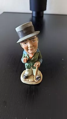 $30 • Buy Vintage Chalkware China WC Fields 7  Statue Figure Figurine