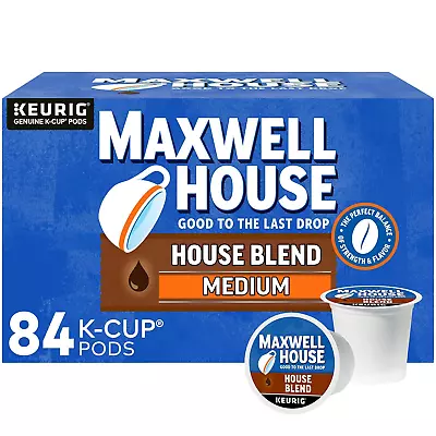 Maxwell House House Blend Medium Roast K-Cup Coffee Pods (84 Pods) • $41.44