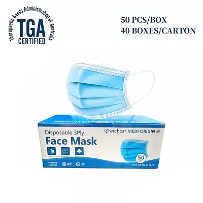 50Pc Medical Face Mask 3ply Meltblown Filter • $15