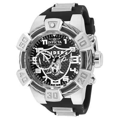 Invicta NFL Las Vegas Raiders Black Dial Men's Watch 35783 • $70.40