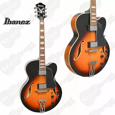 Ibanez Brown Sunburst Artcore Hollowbody Guitar Af75bs • $999