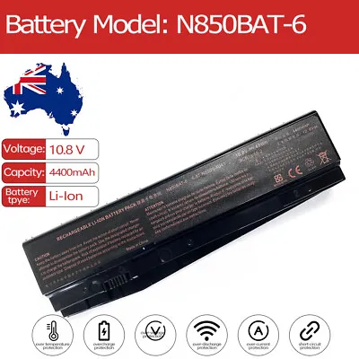 Laptop Battery For Sager NP5855(N855HJ) NP5850(N850HC) NP5852(N850HL) NP5855 • $58.98