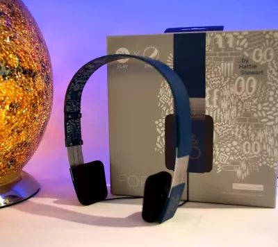 £119 • Buy Beoplay Form 2i Bang And Olufsen B&O Blue 3.5mm Headphones Hattie Stewart (019)