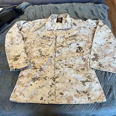 US Marine Corp MARPAT Desert Camo Top/Blouse Small Short USMC MCCUU • $9.95