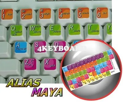 Autodesk Alias Maya Keyboard Sticker • $8.50