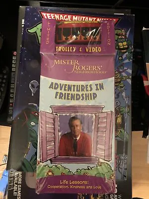 New Sealed Mr Rogers Neighborhood Adventures In Friendship VHS Tape W/ Trolley • $25.95