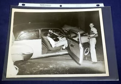 Vtg 1940s 1950s Automobile Fatal Car Accident Death 8x10 Press Photos Utica NY • $79.99