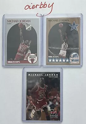 Michael Jordan Basketball Cards Lot Of 3. No Reserves Low Start Bid • $0.99