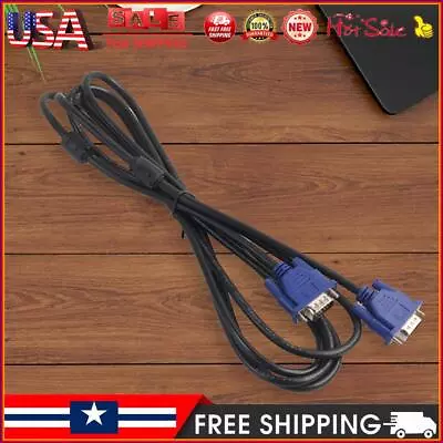 Monitor Cable Male To Male For Laptop PC Projector (3meters) • $8.90