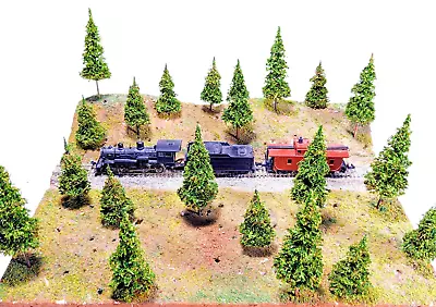 20 Model Trees 2  & 3  FIR: N HO Terrain Scenery 11mm 15mm 28mm War Game Basing • $25.50