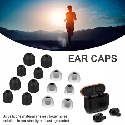 Soft Silicone Ear Caps Tips Replacement For Sony WF-1000XM3 Earphones Ear -QU • $5.23