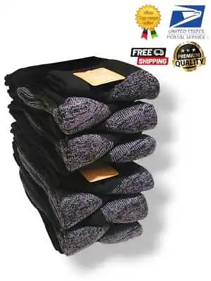 Heavy-Duty Socks Moisture-Wicking Quick-Dry 5-20 Pairs • $52.99