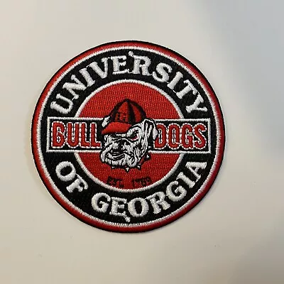 $6.89 • Buy UGA University Of  Georgia Bulldogs Vintage Embroidered Iron On Patch 3” X 3”