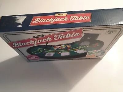 Mini Blackjack Table Desktop Set With Mini Card Deck Poker Chips • $20