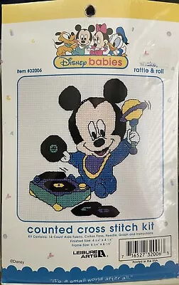 Disney Babies Shake Rattle & Roll Cross Stitch Kit - Mickey Mouse • $5