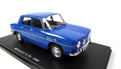 Renault 8 TS (1968) With Acrylic Display Case 1:24 Salvat Diecast Model Car BD02 • $34.90