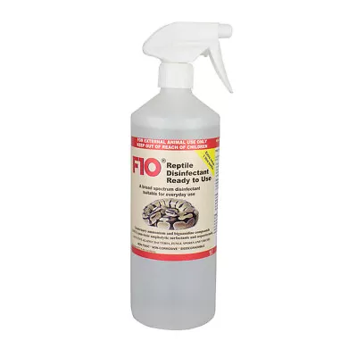 F10 Disinfectant Ready To Use Spray Reptile Bird Vivarum Cleaner Safe 1 Litre • £17.01