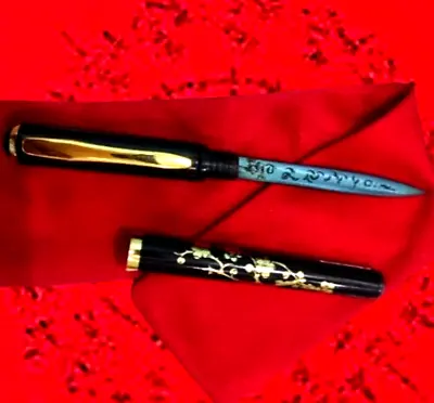 Magic Pen Knife Takrut Meed Mor Leklai Nampee Holy Talisman Power Thai Amulet • $42.44